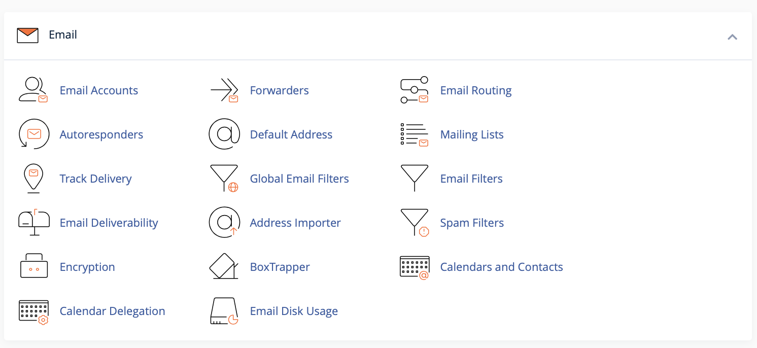 Access all of our e-mail features using the iSpeedhost control panel.