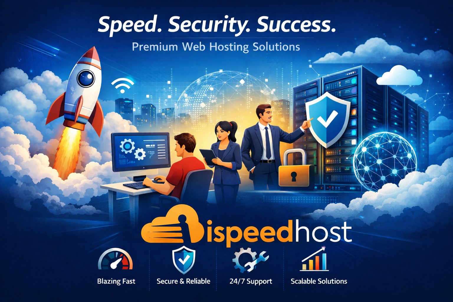 iSpeedHost Landing